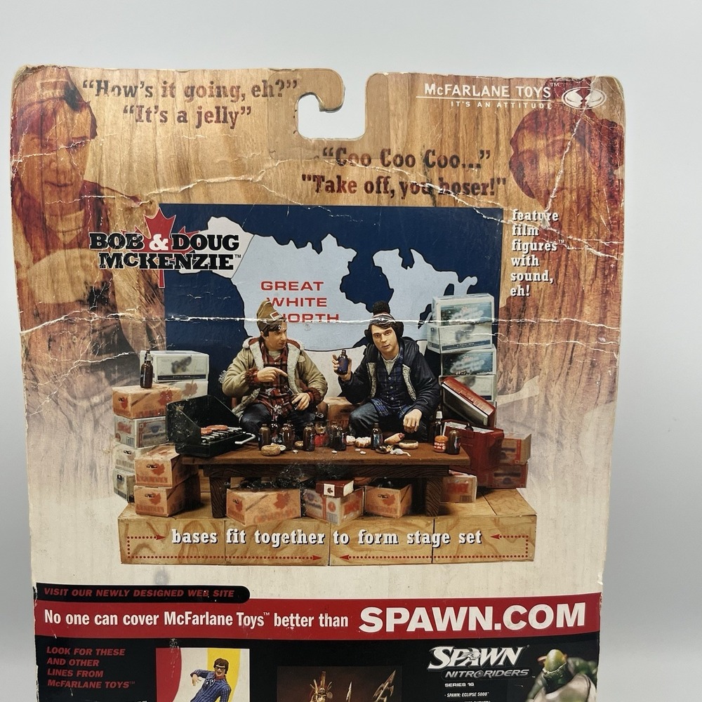 2000 McFARLANE TOYS Bob McKenzie Strange Brew Action Figure - Picture 5 of 6